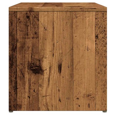 vidaXL Side Table Παλιό ξύλο 59x36x38cm Κατασκευασμένο ξύλο