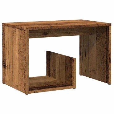 vidaXL Side Table Παλιό ξύλο 59x36x38cm Κατασκευασμένο ξύλο