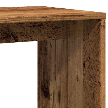 vidaXL Side Table Παλιό ξύλο 59x36x38cm Κατασκευασμένο ξύλο
