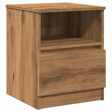 vidaXL Κομοδίνο ντουλάπι Artisan Oak 40x40x50cm Κατασκευασμένο ξύλο 1 τεμ.