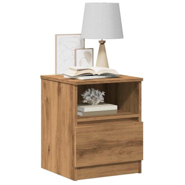 vidaXL Κομοδίνο ντουλάπι Artisan Oak 40x40x50cm Κατασκευασμένο ξύλο 1 τεμ.