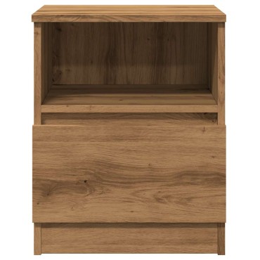 vidaXL Κομοδίνο ντουλάπι Artisan Oak 40x40x50cm Κατασκευασμένο ξύλο 1 τεμ.