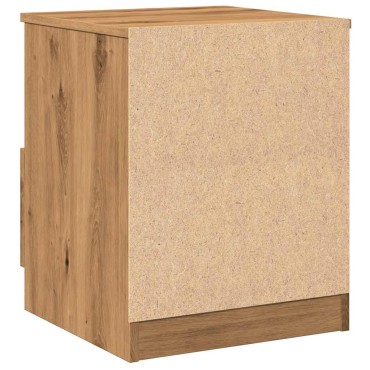 vidaXL Κομοδίνο ντουλάπι Artisan Oak 40x40x50cm Κατασκευασμένο ξύλο 1 τεμ.