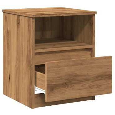 vidaXL Κομοδίνο ντουλάπι Artisan Oak 40x40x50cm Κατασκευασμένο ξύλο 1 τεμ.