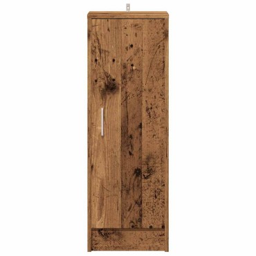 ντουλάπι παπουτσιών vidaXL Παλιό ξύλο 32x35x92cm Κατασκευασμένο ξύλο