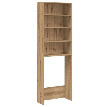vidaXL Ντουλάπι πλυντηρίου ρούχων Artisan Oak 64x24x190 cm