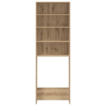 vidaXL Ντουλάπι πλυντηρίου ρούχων Artisan Oak 64x24x190 cm