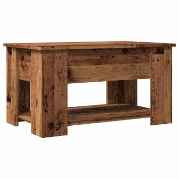 vidaXL Τραπεζάκι σαλονιού Παλιό ξύλο 79x49x41cm Ξύλο μηχανής 1 τεμ.