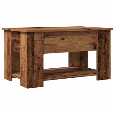 vidaXL Τραπεζάκι σαλονιού Παλιό ξύλο 79x49x41cm Ξύλο μηχανής 1 τεμ.