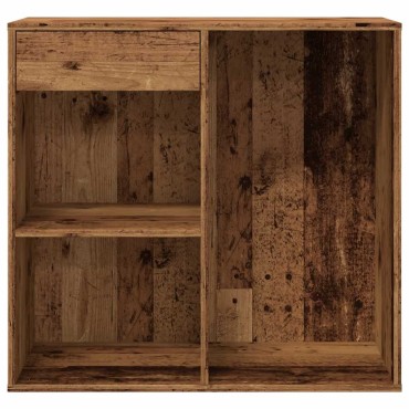 vidaXL Ντουλάπι καλλυντικών Παλιό ξύλο 80x40x75cm Κατασκευασμένο ξύλο 1 τεμ.