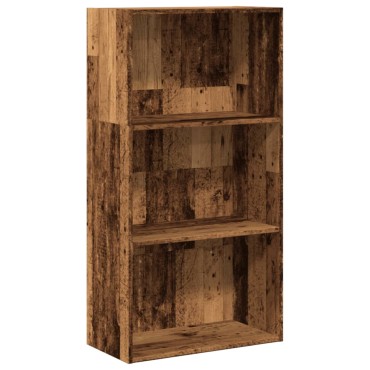 vidaXL Βιβλιοθήκη παλαιού ξύλου 60x30x114cm Κατασκευασμένο ξύλο 1 τεμ.