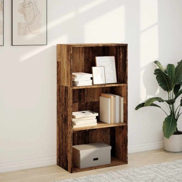 vidaXL Βιβλιοθήκη παλαιού ξύλου 60x30x114cm Κατασκευασμένο ξύλο 1 τεμ.
