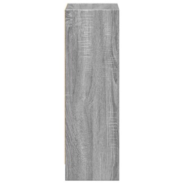 vidaXL Βιβλιοθήκη Γκρι Sonoma 40x24x76cm Ξύλινη κατασκευή 1 τεμ.