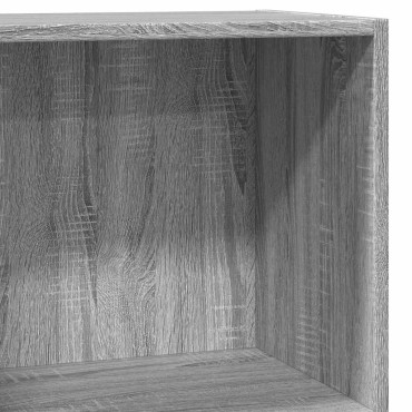 vidaXL Βιβλιοθήκη Γκρι Sonoma 40x24x76cm Ξύλινη κατασκευή 1 τεμ.