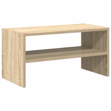 vidaXL Ράφι παπουτσιών στοιβαζόμενο Sonoma Oak 60x30x30,5cm