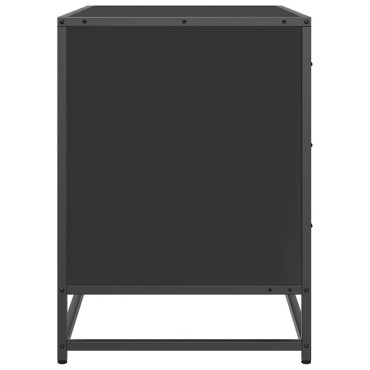 ντουλάπι συρταριών vidaXL Μαύρο 70x41x56cm Κατασκευασμένο ξύλο