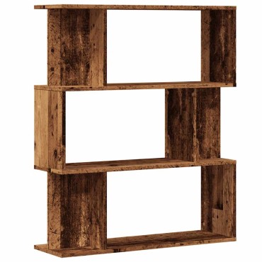 ντουλάπι βιβλίων vidaXL Παλιό ξύλο 80x24x96cm Κατασκευασμένο ξύλο