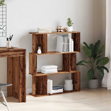 ντουλάπι βιβλίων vidaXL Παλιό ξύλο 80x24x96cm Κατασκευασμένο ξύλο