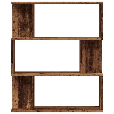ντουλάπι βιβλίων vidaXL Παλιό ξύλο 80x24x96cm Κατασκευασμένο ξύλο