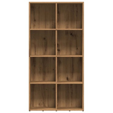 vidaXL Ντουλάπι βιβλίων Artisan Oak 66x30x130cm Κατασκευασμένο ξύλο 1 τεμ.