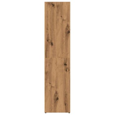 vidaXL Ντουλάπι βιβλίων Artisan Oak 66x30x130cm Κατασκευασμένο ξύλο 1 τεμ.