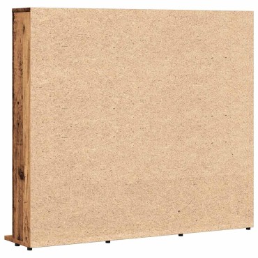 vidaXL Ντουλάπι CD Παλιό ξύλο 100x23x89,5cm Ξύλο μηχανικής κατασκευής 1 τεμ.