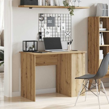 Γραφείο vidaXL Artisan Oak 100x55x75cm Κατασκευασμένο ξύλο 1 τεμ.