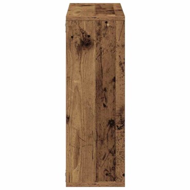 vidaXL Ράφι τοίχου Παλιό ξύλο 104x20x58,5cm Κατασκευασμένο ξύλο 1 τεμ.