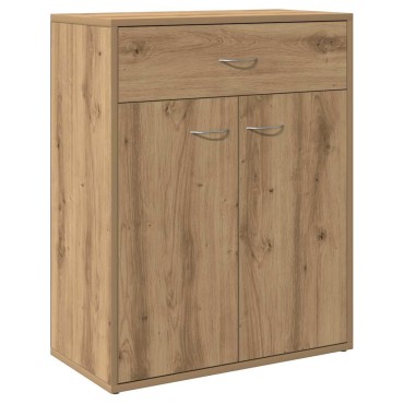 vidaXL Sideboard Artisan Oak 60x30x75cm Κατασκευασμένο ξύλο 1 τεμ.