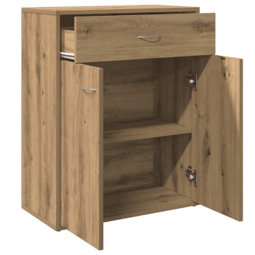 vidaXL Sideboard Artisan Oak 60x30x75cm Κατασκευασμένο ξύλο 1 τεμ.