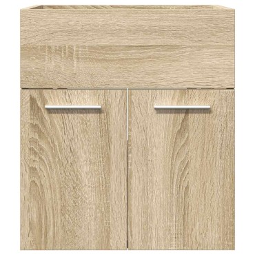 vidaXL Ντουλάπι νιπτήρα μπάνιου Sonoma Oak Κατασκευασμένο ξύλο 41x38,5x46cm