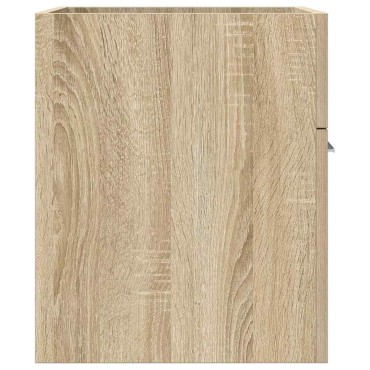 vidaXL Ντουλάπι νιπτήρα μπάνιου Sonoma Oak Κατασκευασμένο ξύλο 41x38,5x46cm
