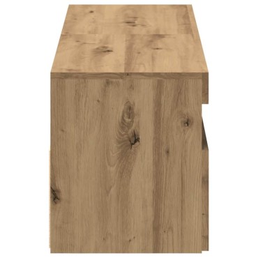 vidaXL σετ ντουλαπιών τηλεόρασης 2 τεμ. με φώτα LED Artisan Oak 60x35x40 cm