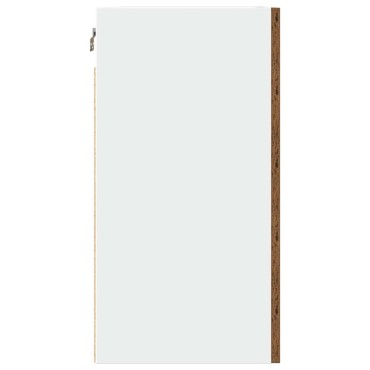 vidaXL κρεμαστά ντουλάπια Lyon 2 τεμ. Παλιό ξύλο 50x31x60cm