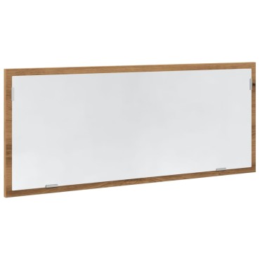vidaXL καθρέφτης μπάνιου LED Artisan Oak Κατασκευασμένο ξύλο 100x8,5x37cm