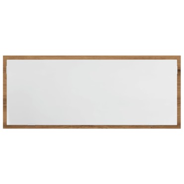 vidaXL καθρέφτης μπάνιου LED Artisan Oak Κατασκευασμένο ξύλο 100x8,5x37cm