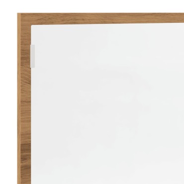 vidaXL καθρέφτης μπάνιου LED Artisan Oak Κατασκευασμένο ξύλο 100x8,5x37cm