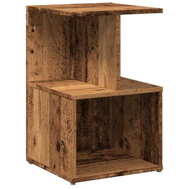 vidaXL κομοδίνο ντουλάπι παλιό ξύλο 35x35x55cm κατασκευασμένο ξύλο 1 τεμ.