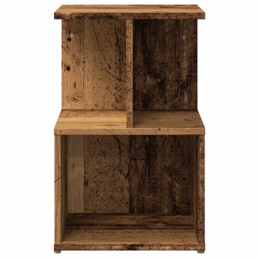 vidaXL κομοδίνο ντουλάπι παλιό ξύλο 35x35x55cm κατασκευασμένο ξύλο 1 τεμ.