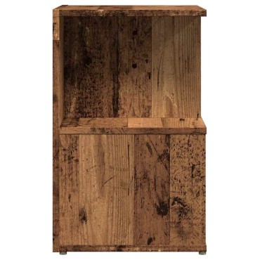 vidaXL κομοδίνο ντουλάπι παλιό ξύλο 35x35x55cm κατασκευασμένο ξύλο 1 τεμ.