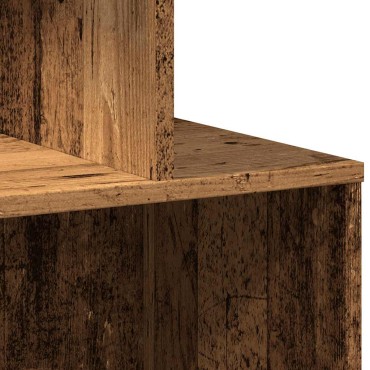 vidaXL κομοδίνο ντουλάπι παλιό ξύλο 35x35x55cm κατασκευασμένο ξύλο 1 τεμ.