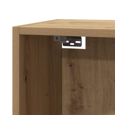 vidaXL Ντουλάπι τηλεόρασης Artisan Oak 30,5x30x110cm Ξύλινη κατασκευή