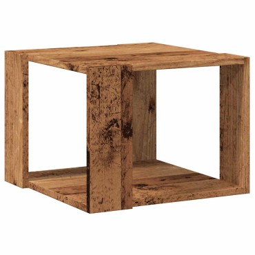 vidaXL Τραπεζάκι σαλονιού Παλιό ξύλο 40x40x30cm Κατασκευασμένο ξύλο 1 τεμ.