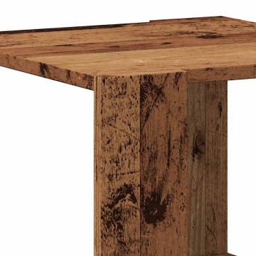 vidaXL Τραπεζάκι σαλονιού Παλιό ξύλο 40x40x30cm Κατασκευασμένο ξύλο 1 τεμ.