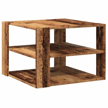 vidaXL Τραπεζάκι σαλονιού Παλιό ξύλο 58x58x40cm Κατασκευασμένο ξύλο 1 τεμ.
