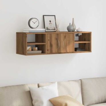 vidaXL Ντουλάπι τοίχου Artisan Oak 101x30x29cm Κατασκευασμένο ξύλο 1 τεμ.