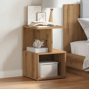 vidaXL Κομοδίνο ντουλάπι Artisan Oak 35x35x55cm Κατασκευασμένο ξύλο 1 τεμ.