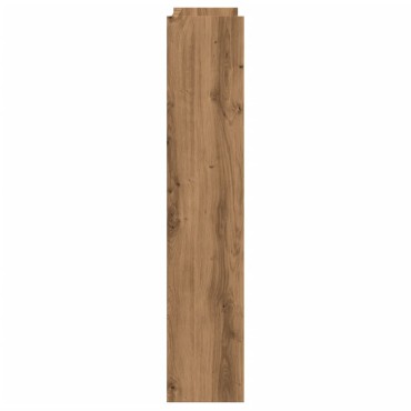 vidaXL Ντουλάπι παπουτσιών τοίχου Artisan Oak Κατασκευασμένο ξύλο 80x18x90 cm