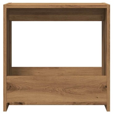 vidaXL Side Table Artisan Oak 50x26x50cm Κατασκευασμένο ξύλο