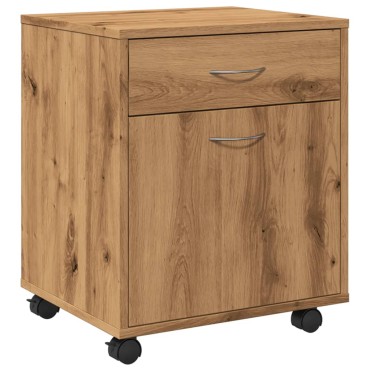 vidaXL Τροχήλατο ντουλάπι Artisan Oak 45x38x54cm Κατασκευασμένο ξύλο